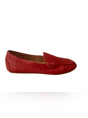 Aerosoles Red Leather Driving Loafers Size 9.5 NWT Box
